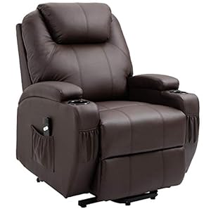 Homcom Relaxsessel 700-020V90DR Kunstleder Braun