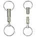 HTS 311B0 2 Pack Detachable Pull-Apart Key Rings Keychains