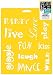 Delta Creative Stencil Mania Stencils, 7 by 10-Inch, SM97-0910 Whimsical Words