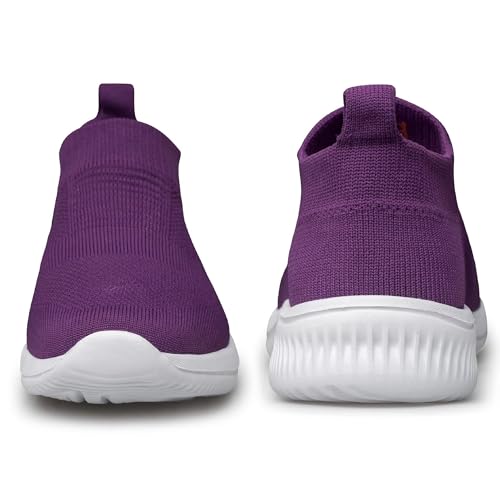 Image of vibdiv Pull-on Shoes Women Sock Sneakers Casual Lightweight Walking Jogging Yoga Indoor Outdoor Travel