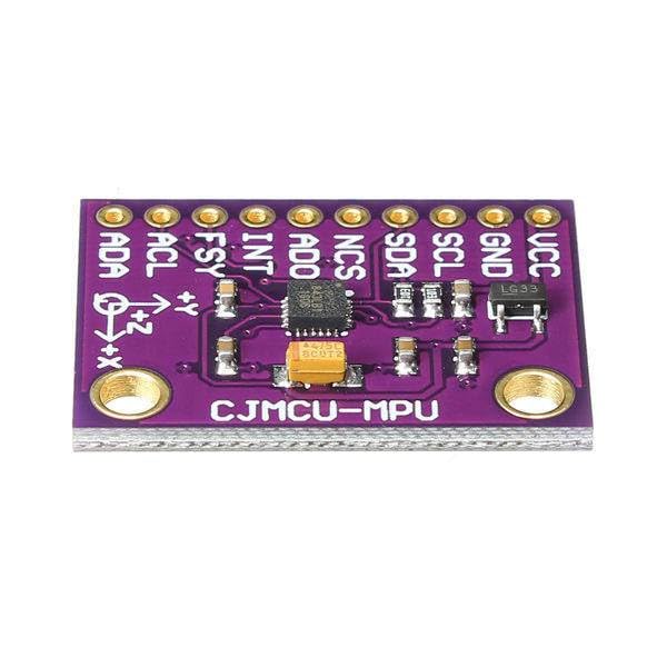 Angled view of the MPU9250 sensor module