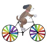 Geardeangloow Windmühle aus Kunststoff,Windrad,Windspiel,Kinderspielzeug für Garten und Rasen,Kaffeehund