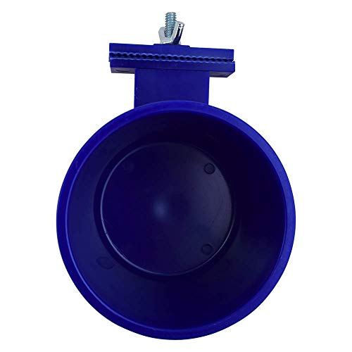 Lixit Quick Lock Removable Cage Bowls for Rabbits, Birds, Dogs, Cats, Gunea Pigs and Other Small Animals. (10oz, Blue)