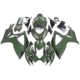 Injection Mold Fairing Kit Fit for Suzuki GSXR600 GSXR750 K6 2006 2007 GSXR 600 GSXR 750 06 07 GSX-R600 GSX-R750 ABS Plastic Fairings Bodywork Body Frame Army Green Body Kits