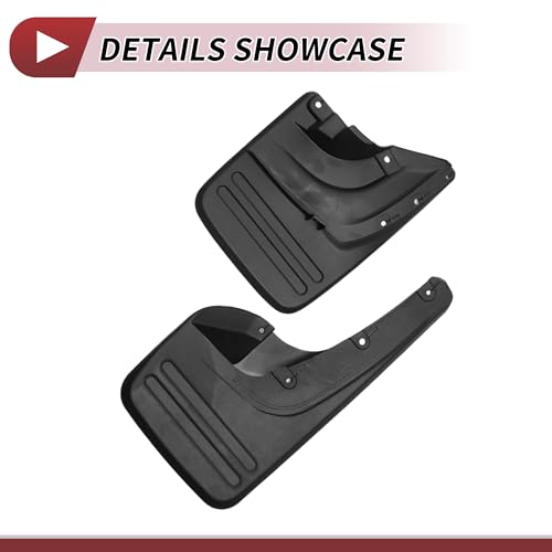 Image of 1 Set Mud Flaps Splash Guards for Toyota Fortuner 2010-2015 Front and Rear Mud Guards W /Mount Accessories