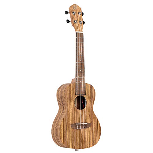 ORTEGA Ukulélé Concert Gaucher avec préampli Série Timber – Zebrawood Naturel + Housse luxe (RFU11ZE-L) - Les Beatles, Paul McCartney, John Lennon, RIngo Starr, George Harrison ORTEGA Ukulélé Concert Gaucher avec préampli Série Timber - Zebrawood Naturel + Housse luxe (RFU11ZE-L) – Image 4