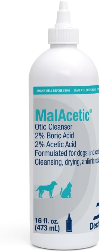 MalAcetic Otic Cleanser for Dogs and Cats