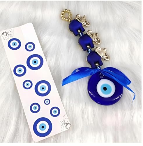 Image of Banshika Evil Eye Hanging for Home, Evil Eye for Home Decor Wall Hanging Decorative Items Positive Energy (Sliver or Gold)