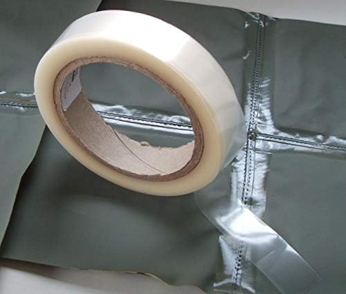 Seam Sealing Tape - WBM FX-800 – Hot Melt - Waterproof PU Coated Fabric– Repair Tape - 20 Metres - Iron On (Clear (Transparent), 22mm Width)