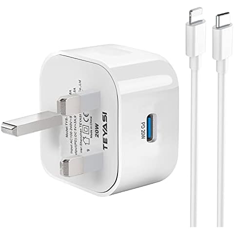 USB C Plug,Fast Charger Plug and Cable for iPhone Fast Charging Cable and Plug,20W Fast Charge for iPhone 14/14 Pro/14 Pro Max/13/13 Pro/12/12 Pro/SE/11/11 Pro/iPad,USB Type C Plug Adapter and Lead Cover