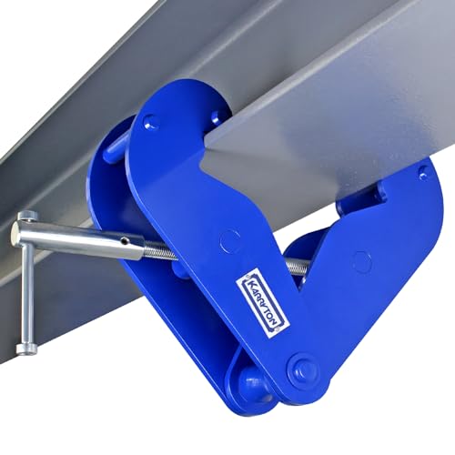 KARRYTON Beam Clamp 6600LB/3Ton,for Lifting & Rigging, 3.1-12.6Inch Beam Flange Width I-Beam Lifting Clamp Heavy-Duty Lifting with Hoist for Construction,Industrial,Home and Garage