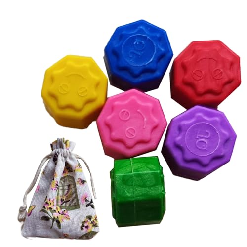 SVCEQZE Juego de Captura de Piedra, Juego de Juego Gonggi - Jack Gonggi Tradicional, Juego de Piedra de guijarros | Coordinación Mano-, Juegos de Viajes Familiares, Juguete de Entrenamiento con Color