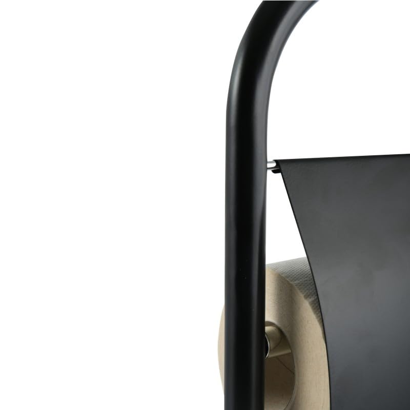MSV Combiné WC 2 En 1 Support Brosse Et Dérouleur Papier Toilette Inox