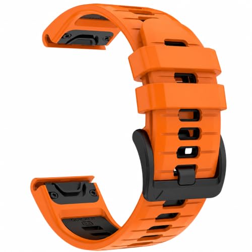 Image of Quickfit 22 watch bands for garmin fenix 8 47mm fenix 7 pro Sapphire Solar fenix 6 Forerunner 965 955 970 935 745 epix Pro Gen 2 47 soft silicone straps replacement
