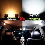 SIGANDG 6 Pcs 36MM Festoon LED Car Bulb,DC12-24V 6 SMD 2835 500LM LED Dome Reading 6500K(Xenon White) Bulbs Car Interior Light Replacement License Plate Lights Map Lamps No Polarity-2 Years Warranty - Image 3