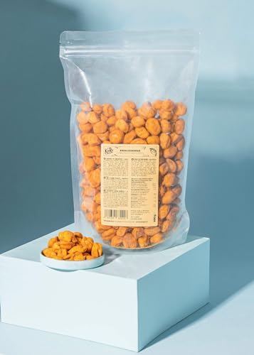 KoRo - Erdnüsse mit BBQ-Gewürz 500 g - Snack mit knusprigem Teigmantel