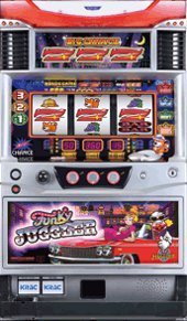 【パチスロ実機】 ファンキージャグラー フルセット コイン不要機付 【パチスロ実機】 ファンキージャグラー フルセット コイン不要機付