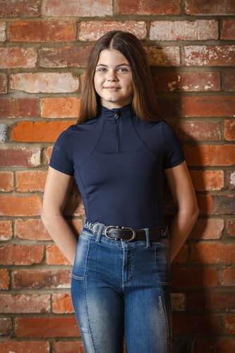 LeMieux Young Rider Short Sleeve Base Layer Top - Athletic Thermal Shirts - Equestrian Apparel & Gear for Horseback Riding3