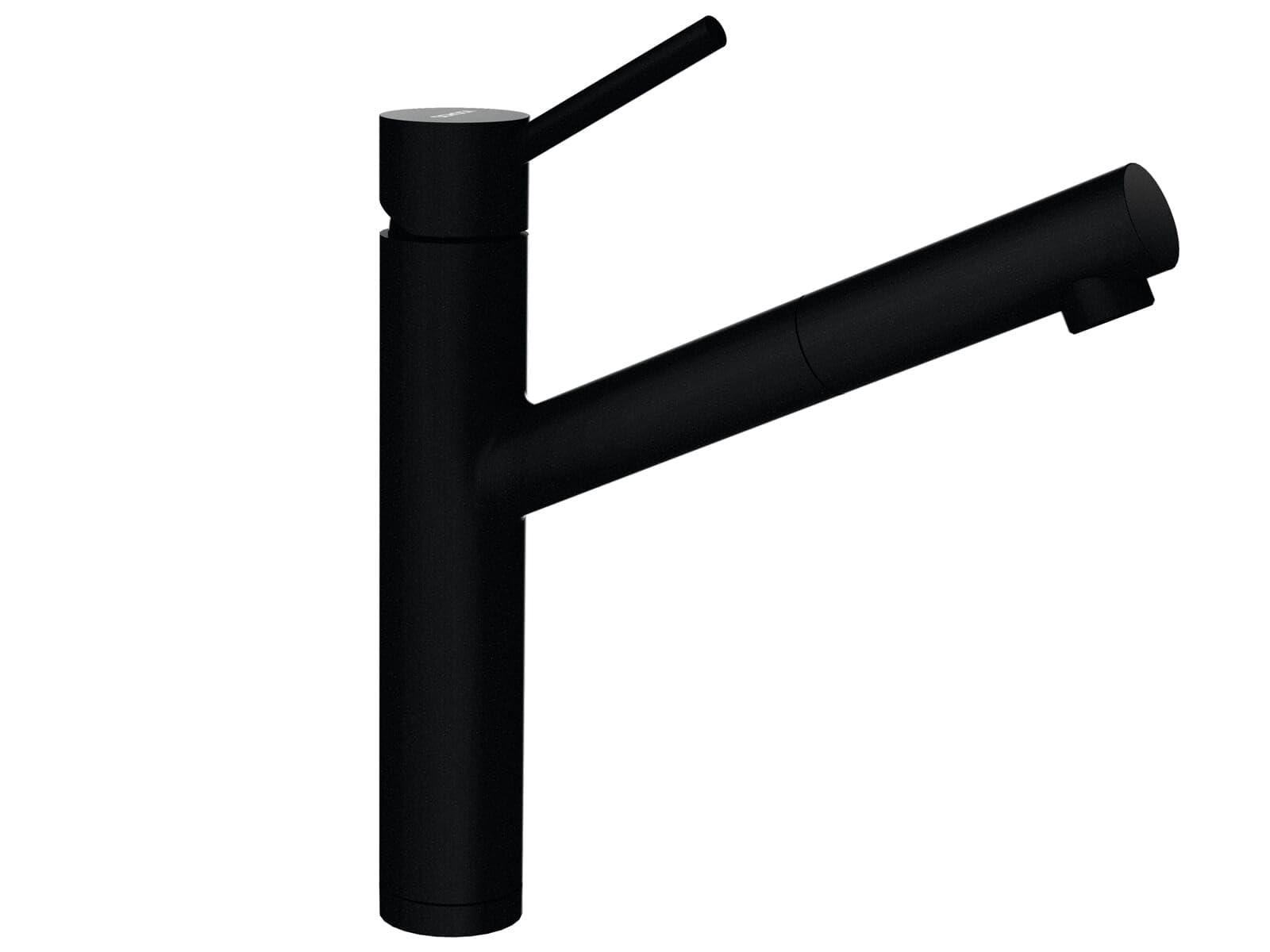 SCHOCK ALTOS PURO - Grifo de cocina de alta presión de acero inoxidable con manguera extraíble y conectores estándar