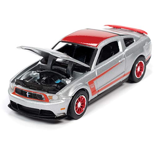 Modelo Autoworld 1/64 Ford Mustang Boss 302 2012 miniatura 2