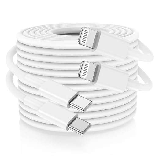 [ Apple Certified ] iPhone Fast Charger Cable Long, 10ft USB C to Lightning Cable, iPhone Type C Charging Cord Wire for Apple iPhone 14 Pro Max/14 Pro/13 Pro/12 Mini/12/11/X/XS/XR/8 Plus/7/6/5S/iPad