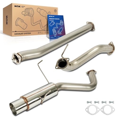 KAX Stainless Steel Cat Exhaust for 2015-2017 WRX