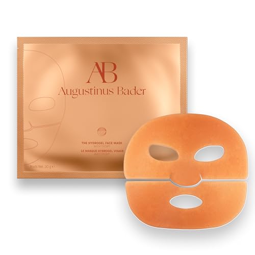 Augustinus Bader The Hydrogel Face Mask – Luxury Cooling, Hydrating &amp; Plumping Facial Treatment – Smooths, Firms &amp; Boosts Radiance – Soothing, Restorative Formula