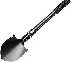 Pá Dobrável Multifuncional Pá De Aço Dobrável Militar Funcional Dobrável Para Emergências E Camping