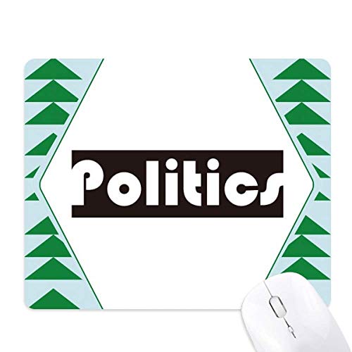 Tapis de souris green pine tree avec cadre noir en caoutchouc naturel