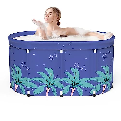 WPJQJWD Baignoire Portable pour Cabine De Douche, Bain De Glace Baignoire Portable for Adultes Baignoire Autoportante avec Montage Rapide pour La Douche IdéAl pour Le Bain De Glace & Chaud