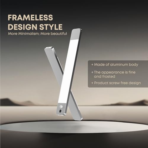 LROLTEF Under Cabinet Kitchen Lights with Hand Hovering & Motion Sensor 25cm 1500mAh Dimmable Rechargeable Magnetic Under Counter Lights for Cupboard Shelf Stairs Closet | 2 Pack - Cosy Home Interiors LROLTEF Under Cabinet Kitchen Lights with Hand Hovering & Motion Sensor 25cm 1500mAh Dimmable Rechargeable Magnetic Under Counter Lights for Cupboard Shelf Stairs Closet | 2 Pack - Image 5