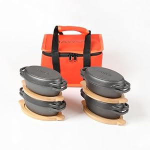 Cast Iron Dutch Oven Oval set…