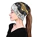 Beanie Gold Black Marble Art Hedging Head Hats, Fashion Skull Hats for Girls Boys, Multifunction Large Chemo Hat Daily Hat for Walking Party, Various Styles