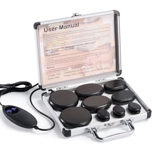Hot Stones Massage Warmer Kit with Temperature Control