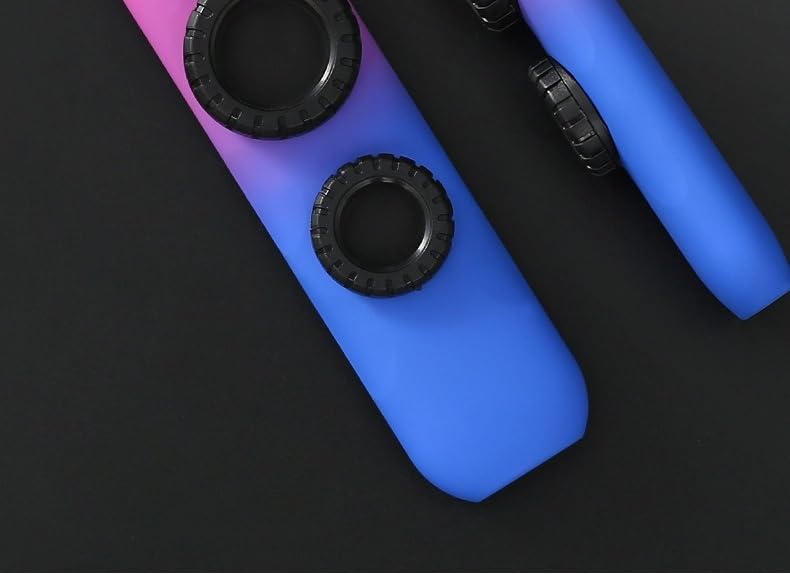 RuiJOTWAT Double-membrane kazoo plays ABS zuka flute guitar accompaniment instrument blue-purple - Image 4