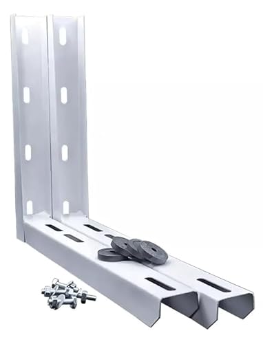 Suporte de Parede para Ar Condicionado, 500mm, Aço Reforçado, 18.000-24.000 BTUs, Branco
