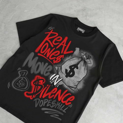 Image of DopeSkill Graphic Tee Streetwear Hip Hop Hypebeast Unisex T-Shirt Sneaker Colour Matching Shirts Inspired Motivation Quotes