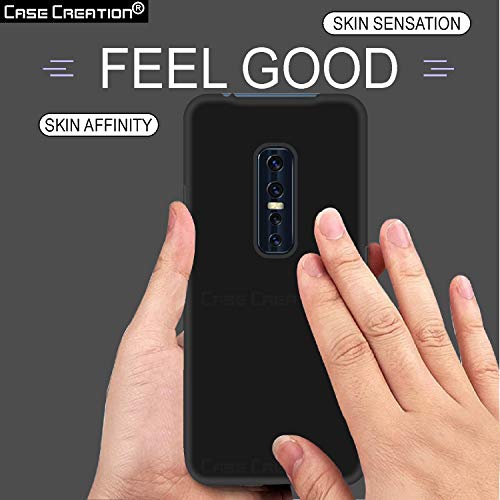 Image of Case Creation Liquid TPU Silicone Cover for Moto G10 Soft Case,Anti-Dirty Slim Case Frosted Matte Cute Candy TPU Raised Bezel (Splash of Color) Back Case Cover for Motorola Moto G10 -Black