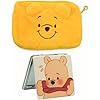 Pooh Travel Cosmetic Bag Large Capacity Cosmetic Pouch Makeup Bag With Zipper Plush Travel Toiletry Bag Makeup Accessories Organizer Foldable Storage Bags Makeup Pouch For Women Girls