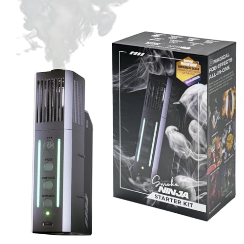 Máquina de humo portátil SmokeNINJA Mini, máquina de niebla inalámbrica para fotografía, efectos escénicos, eventos al aire libre, videógrafos y creadores de contenido miniatura 1
