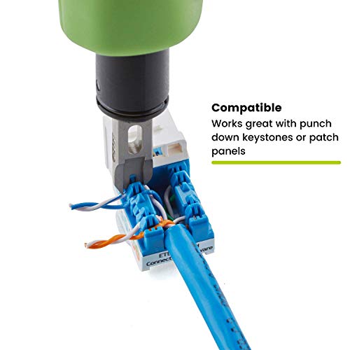 Truecable Impact Punch Down Tool With Blade For 110 Idc, Keystone Jacks And Patch Panels, Trueimpact #TOP3