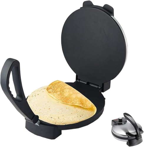 Electric Roti and Chapati Maker 1800W Non-Stick 32cm Heavy-Duty Multifunctional Tortilla Press and Dough Press Floor Standing