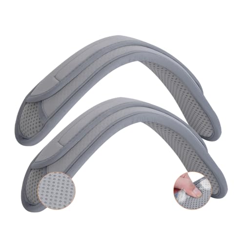 UOZL 2 Pack Universal Shoulder Pads for Bags Thick (Grey)