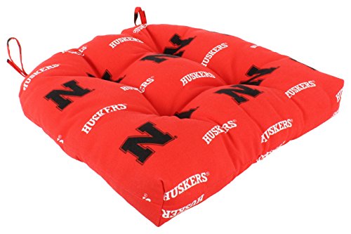 Image of Everything Comfy College Covers Nebraska Cornhuskers Indoor Outdoor Seat Cushion Patio D Cushion