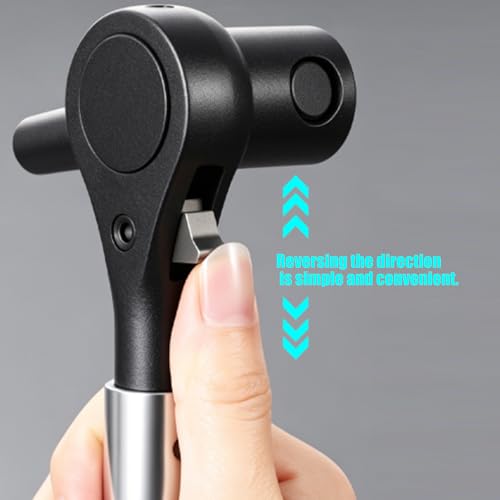 Llave de trinquete con extractor ergonómico y mango cómodo 4