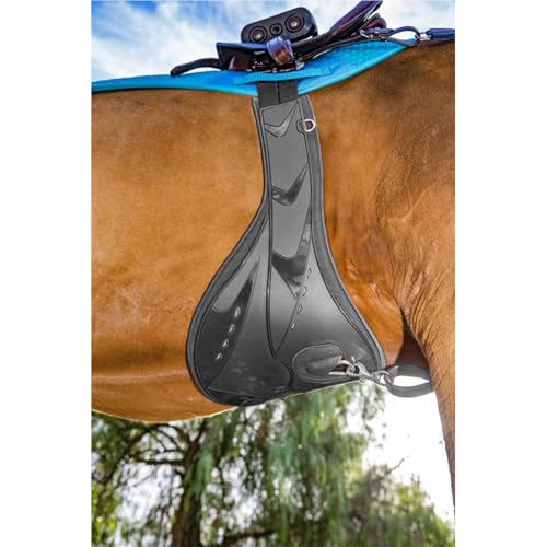 Professional's Choice Contoured VenTECH Jump Girth with Belly Guard | Durable Ventilated Outer Shell | Black 46" by Professional's Choice - Image 2