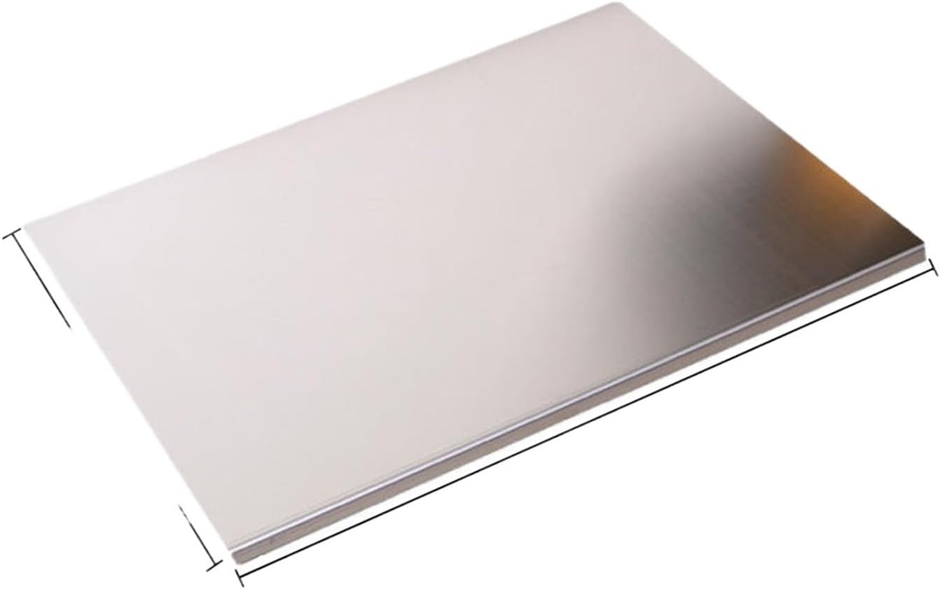 Stainless Steel Kneading Board Kitchen Chopping Dough Bakery Bake Fruit Pastry Rolling(60x60cm)