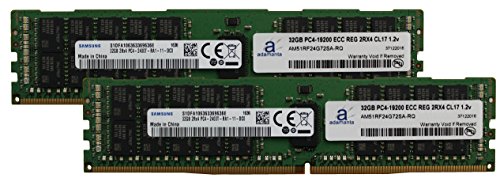 Samsung Original 64 gb ( 2 x 32gb )AbvO[hAcer at350 F3 with Intel Xeon e5 ? 2600 V4vZbT[ddr4 2400 MHz pc4 ? 19200 ECC Regis