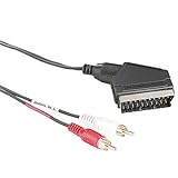 für Stereo-Wiedergabe Hama Audio-Kabel Scart-Stecker - 2 Cinch-Stecker, 5 m