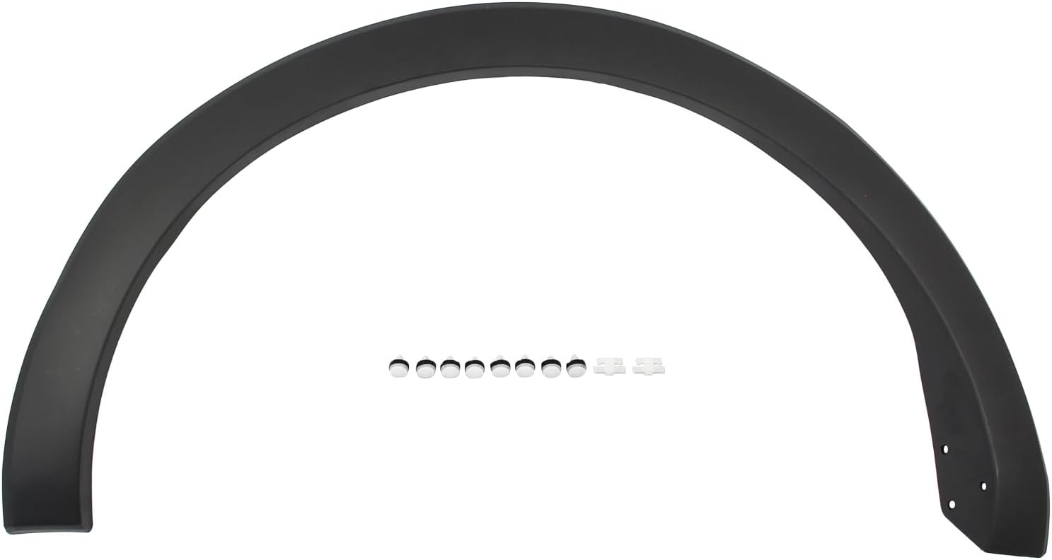 Rear Driver Side Wheel Fender Flare Molding with Clips for Ford Transit 150 250 350 2015-2018
